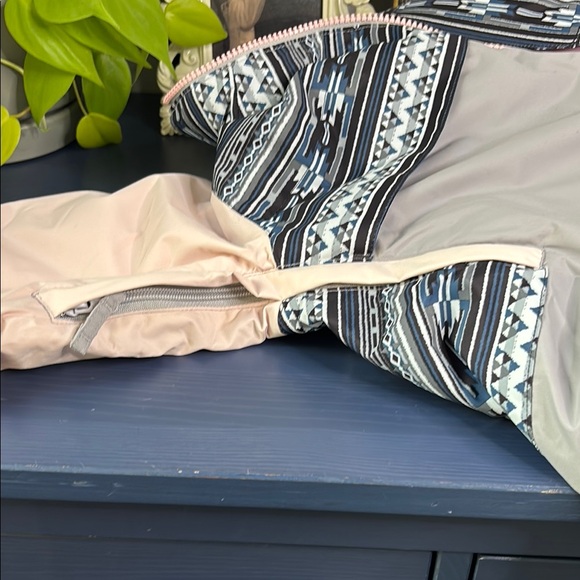 PWDR Room pink/grey/blue ski/snowboarding jacket - Picture 10 of 12